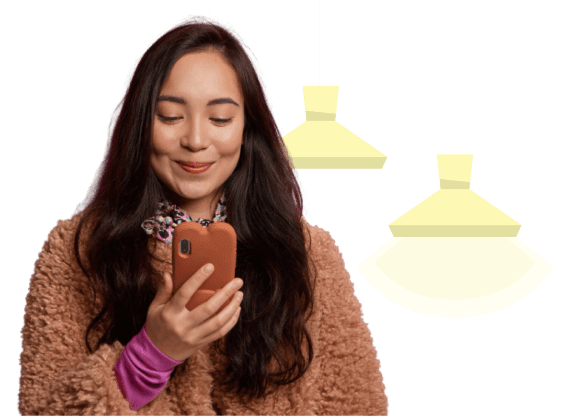 woman-phone-lamps