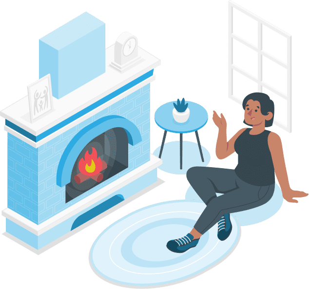 Fireplace Illustration-2