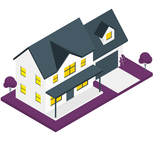 house-UE purple-house